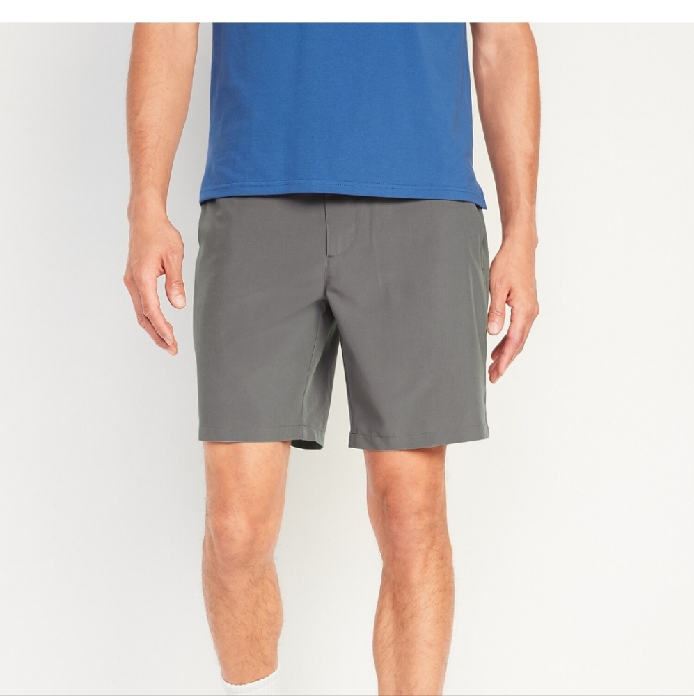 NEW Old Navy Stretch Tech Go-Dry Cool Chino Shorts Men's Size 36 7 Inch Inseam
